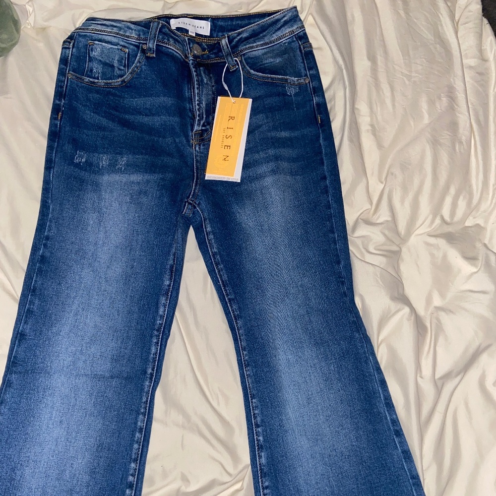 RISEN LOS ANGELES trendy flare jeans